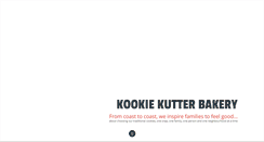 Desktop Screenshot of kookiekutter.ca